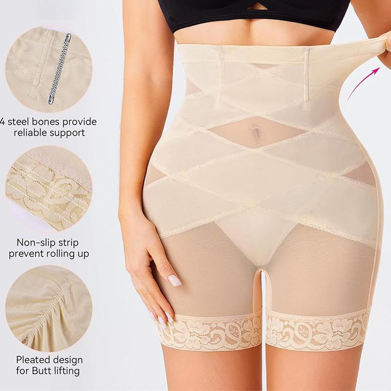 Women Shapewear Tummy Control Postpartum Underwear High Waist Butt Lifting Shorts Seamless Slimmer Body Shaper