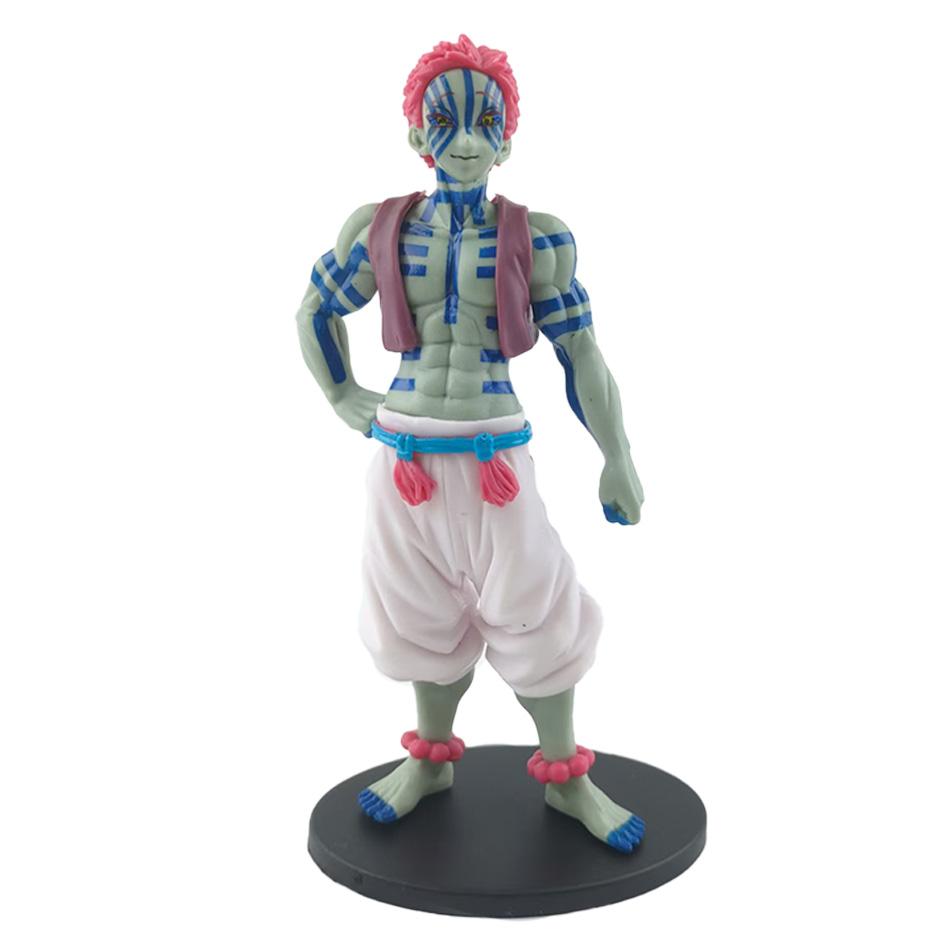 15cm Anime Figure Demon Slayer Figures Slayer Akaza Doll Figurine Warrior Action Figure Model Toys Anime Model Figure Car Doll
