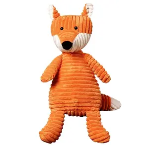 Cute Striped Fox Plush Toy, Style Hidden Fox Doll, Adorable Fur Stuffed Animal, Perfect Gift for Kids and Collectors