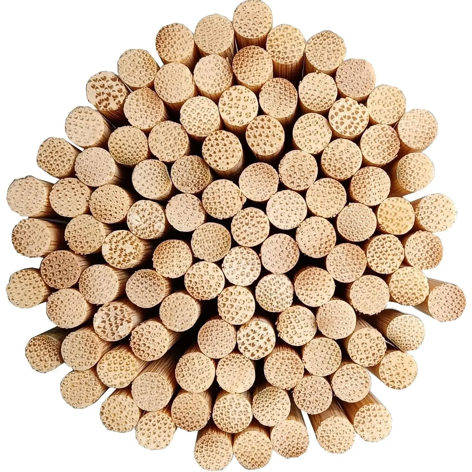 6" Bamboo Skewers for Barbecue, BBQ, Appetizer, Fruit, Cocktail, Kebab, Grilling, Chocolate Fountain, Kitchen, Crafting & Party, 3mm Diameter, 100 PCS