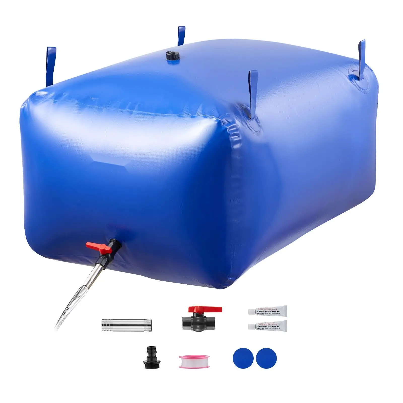 Water Storage Bladder 105.7 Gallon Large Capacity Water Bag For RV, Truck, Camping And Outdoor Use, Portable Collapsible Soft Water Container, Leakproof, Tear-Resistant PVC Emergency Storage Tank