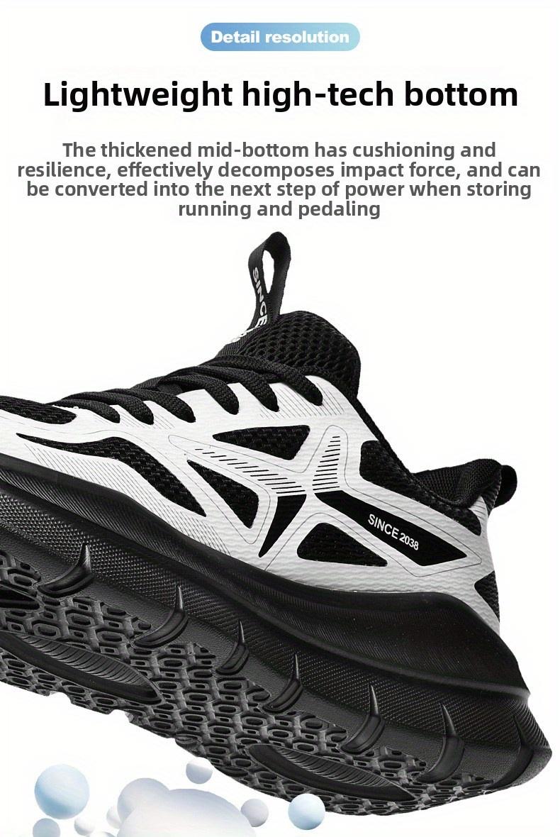 (New)2026 New Unisex Thick-Soled Breathable Running Shoes - Lightweight EVA Cushion,  "Poop Feel" Design, Black & White Colorway for Outdoor Casual Sports & Jogging, Foam Runner Shoes, Active Lifestyle, Sporty Look, Cushioned Sole, Athletic Footwear