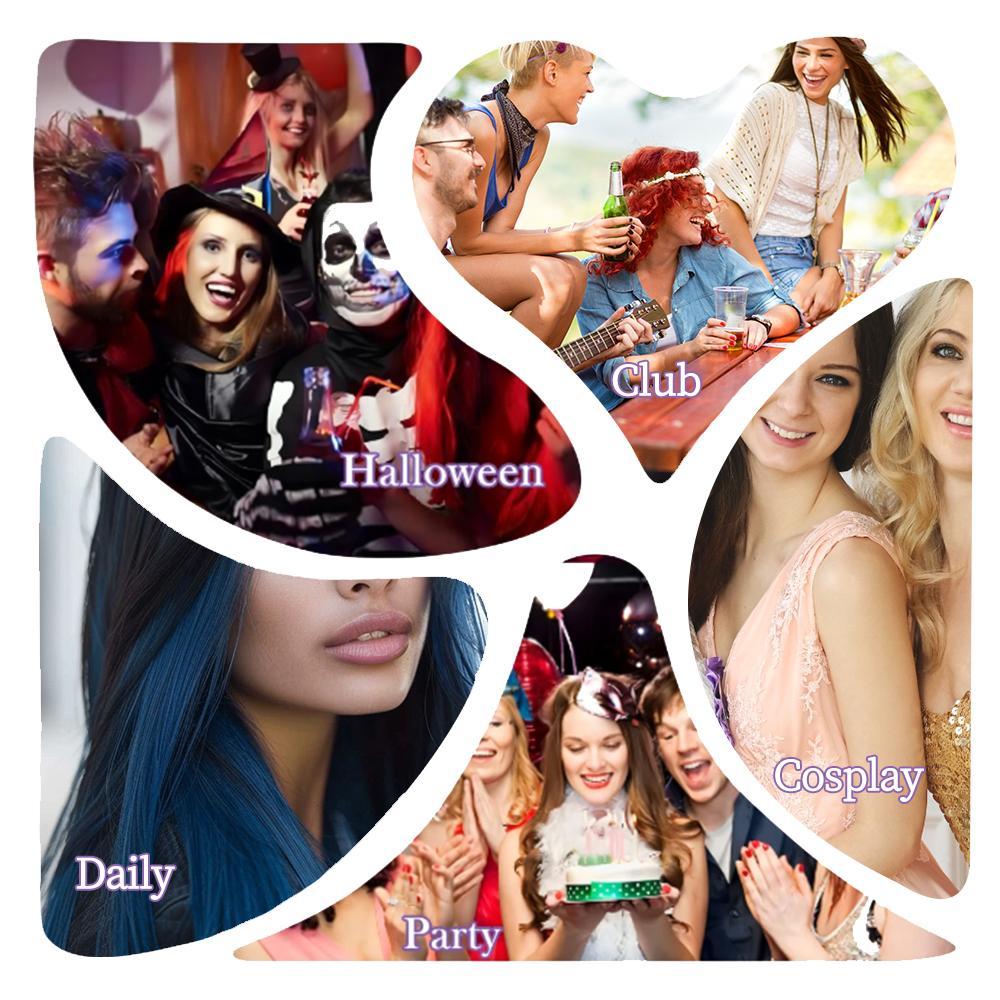 Temporary Hair Dyeing Cream, Hair Coloring, Long Lasting Hair Dyeing Mousse, Easy Application for Parties and Cosplay, Hair Styling Product for Men and Women, Unisex, Unisex Formula
