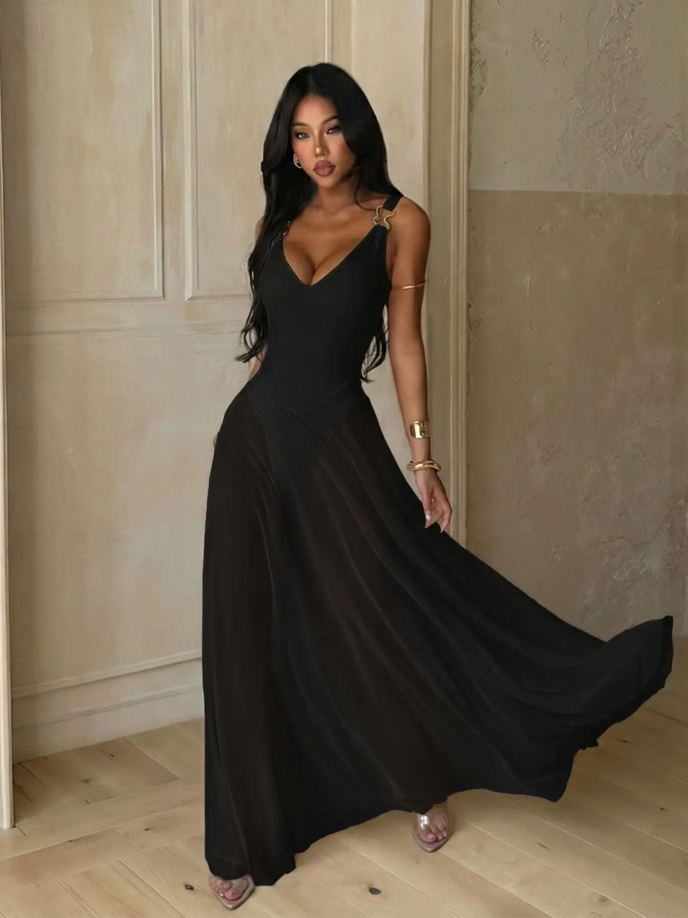 Fitted A-Line Dress with Sheer Mesh Detail, Sexy Feminine Vacation Style  Dress for Women, Ideal for Summer Parties and Beach Getaways - TikTok Shop