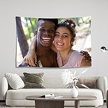 Custom Tapestry Upload Images Banners and Signs Customize For Bedroom 40 * 30 inch Horizontal