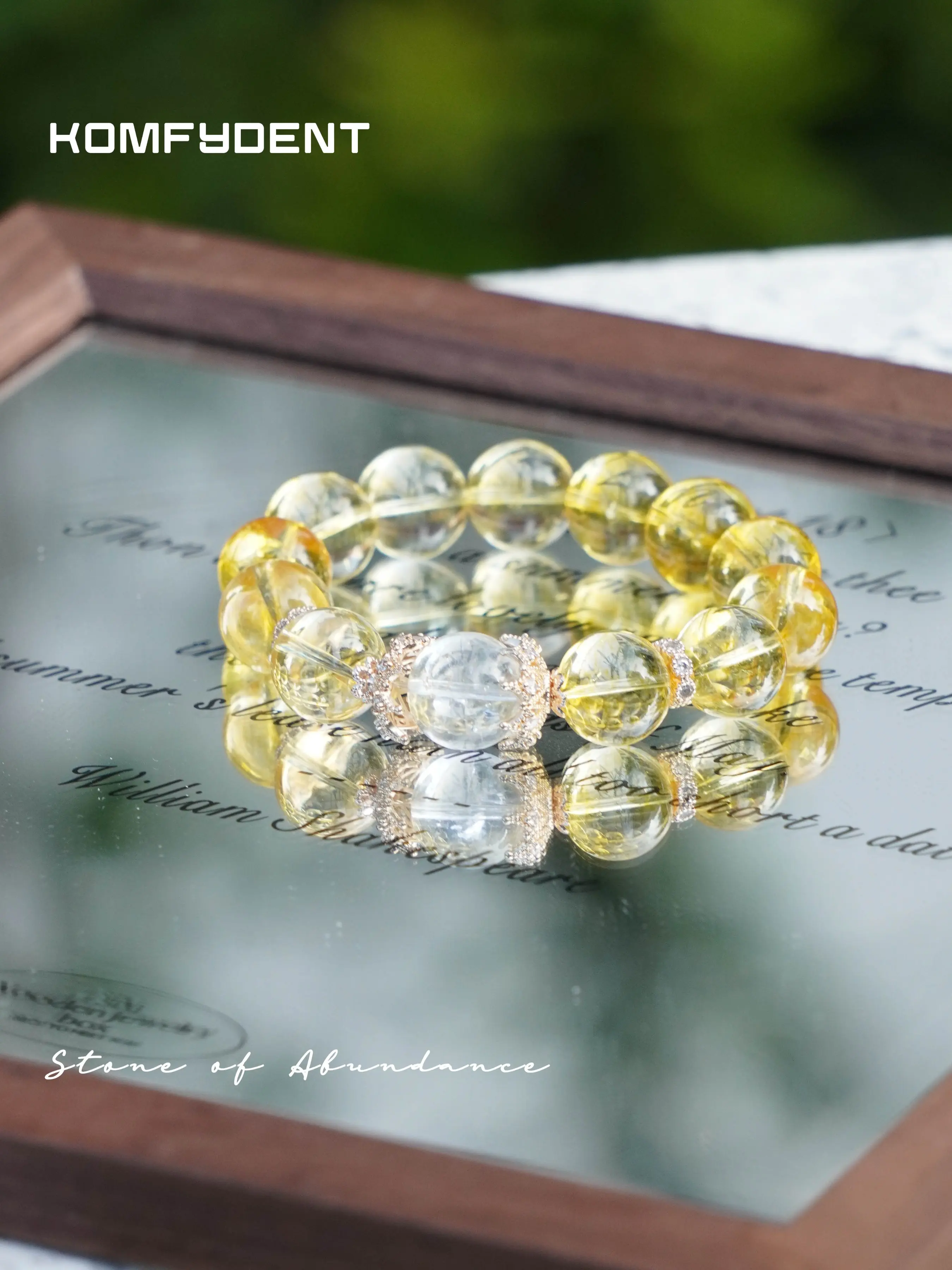 Genuine Natural Citrine Healing Bracelet, Abundance & Prosperity Crystal Bracelet, Quartz Positive Energy Gemstone Jewelry, Beautiful Bracelets
