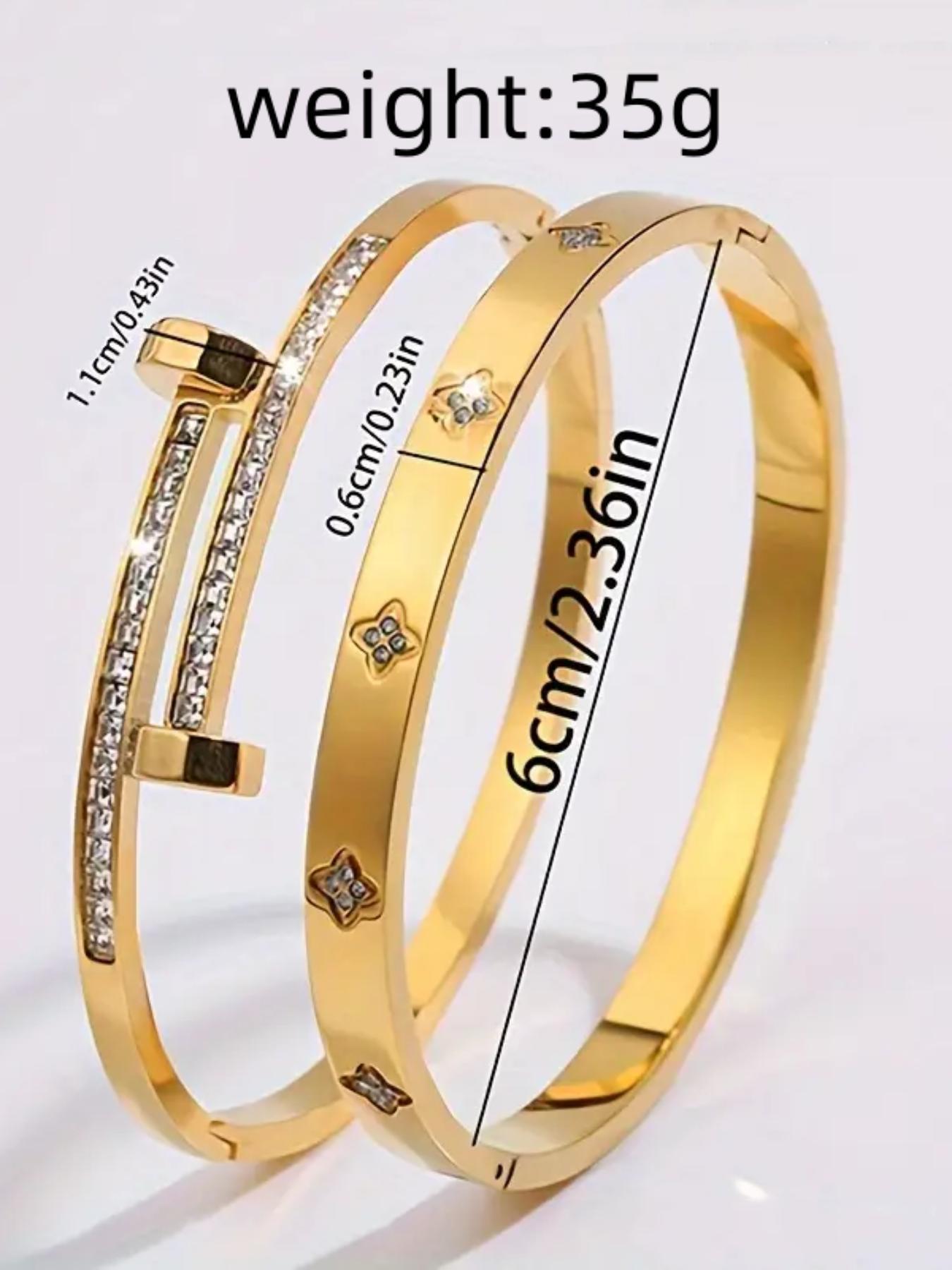 Fashionable Stainless Steel Bangle for Women & Men, Elegant Versatile Jewelry as a Gift, Classic Accessories for Daily Wear, Elegant Minimalist Bangle