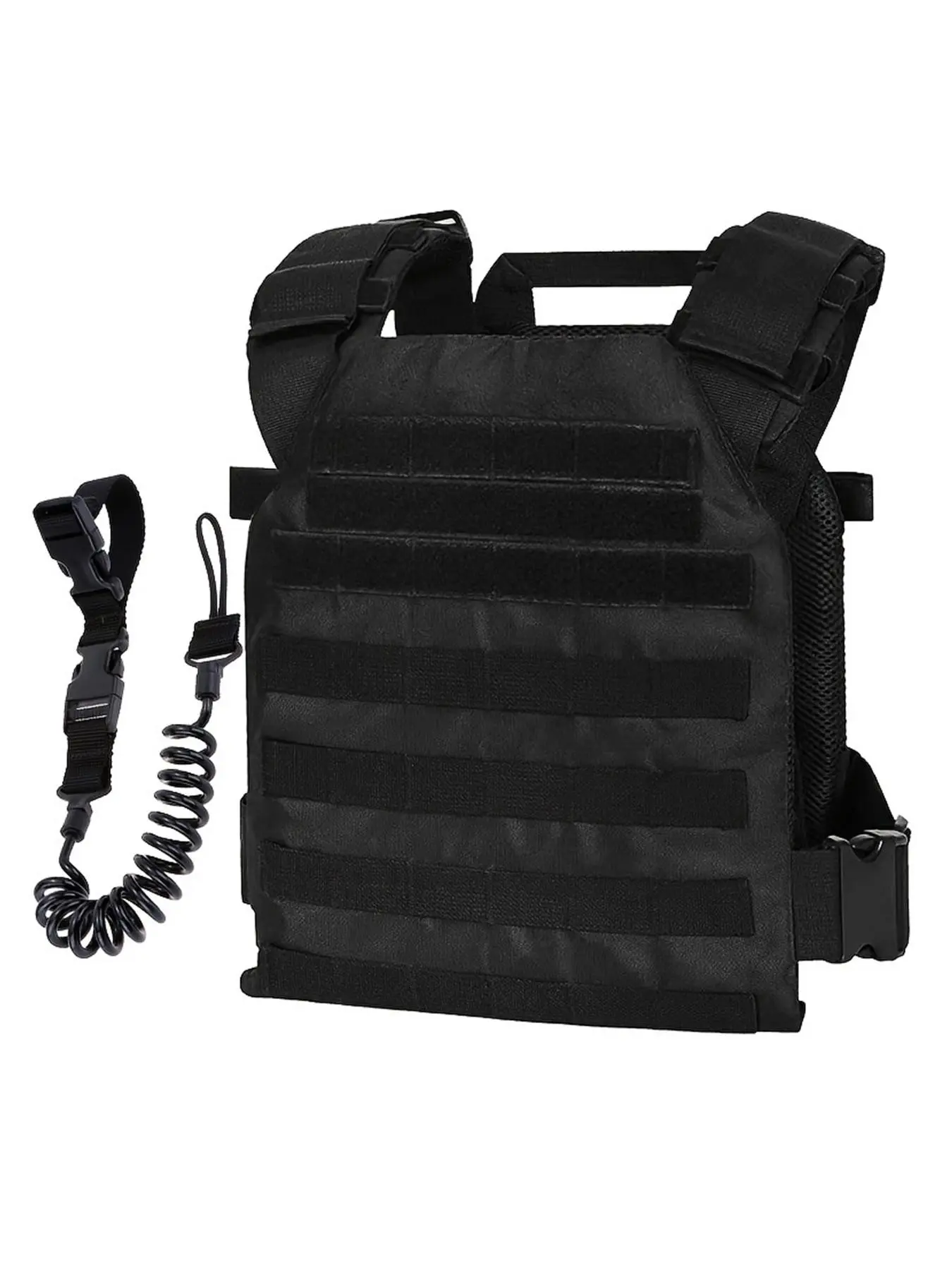 Men's Outdoor Lightweight Adjustable Airsoft Vest with The Pistol Sling For Hunting,Casual Solid Color Belt Bag with Adjustable Strap Outdoor Sports Bag