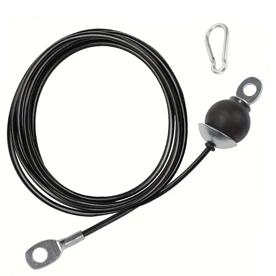 Fitness Cable Pulley Line, 7 Sizes (39-157 Inches), 5mm Steel Rope, Home Gym Equipment Replacement, Weight Training Accessory, Gym Accessories