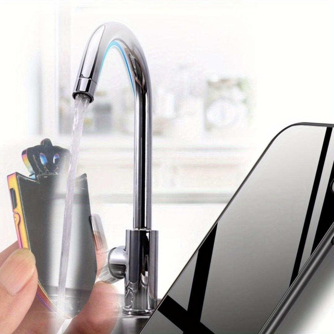 Electronic lighter with mobile phone holder, USB fast charging, multi-function tungsten windproof lighter, outdoor use, gift box packaging, perfect gift