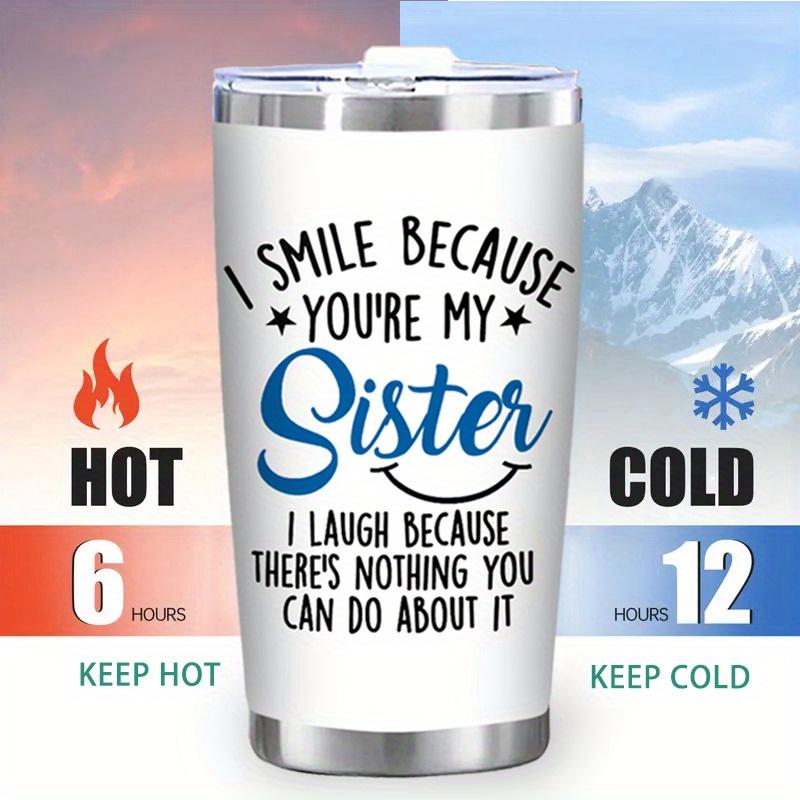 1, Sisters Coffee Cup, Ceramic Coffee Cup, Water Cup, Summer And Winter Beverage Utensils, Birthday Gift, Holiday Gift, Christmas Gift, New Year Gift, Valentine'S Day Gift