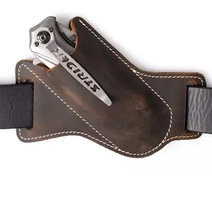 EDC folding knife sheath, waist-mounted tactical tool case, 5-inch folding knife waist bag