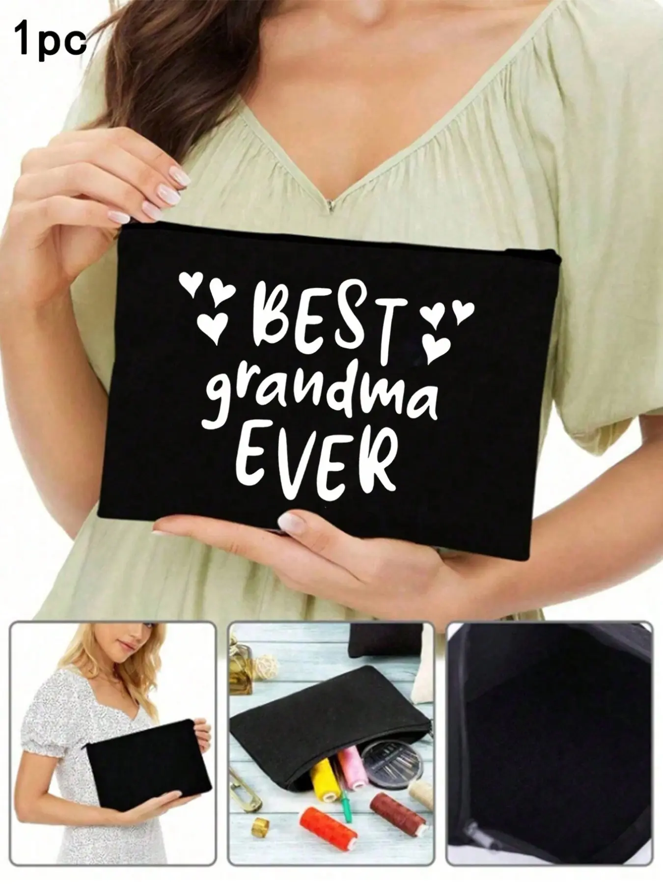 Mom Bag, Grandma Bag, Makeup Bag, Mother's Day Gift, Pregnant Mom Gift, Hospital Gift, Shopping, Beach, Travel, Thanksgiving and Christmas Gift