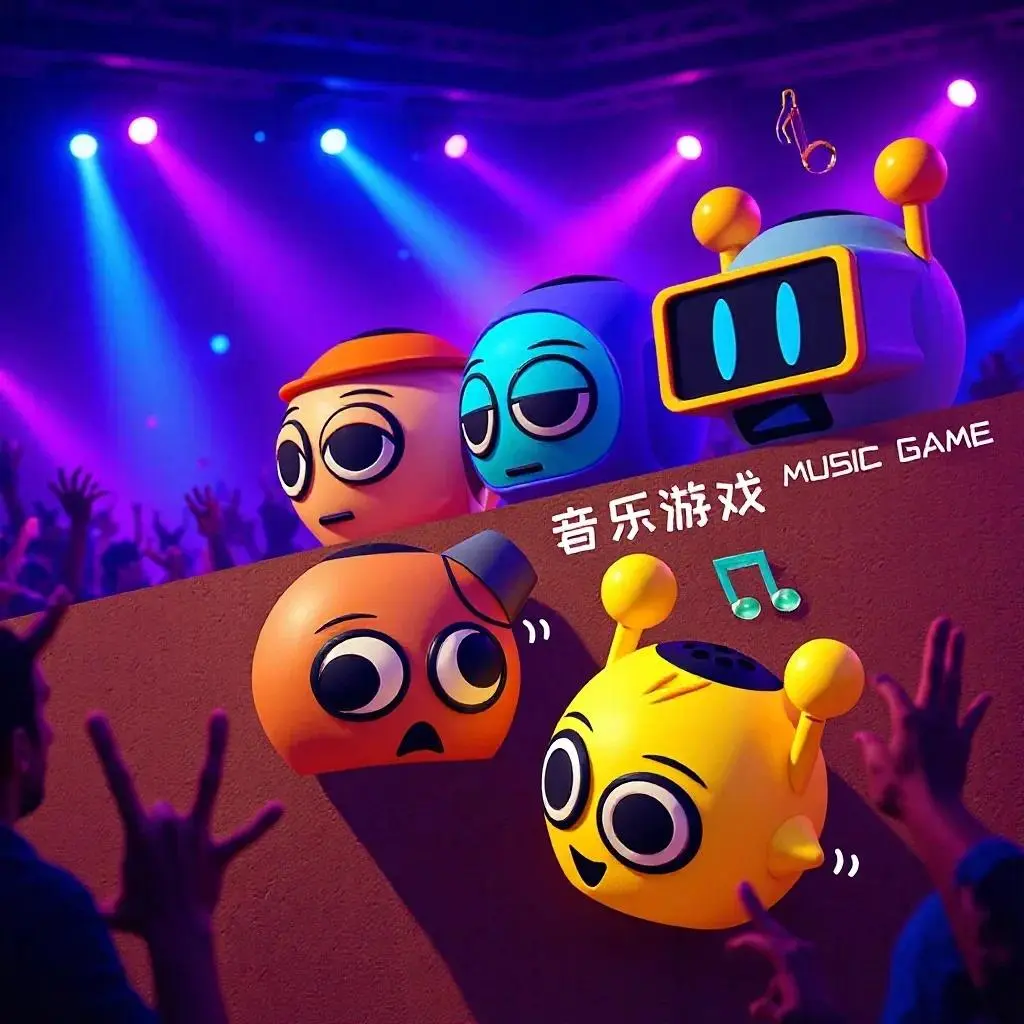 Cartoon Sprunki Anime Game Speaker Desktop Sound Decorations Expressive Wireless Speaker Soundbox Kawaii Christmas Gift Kids Toy