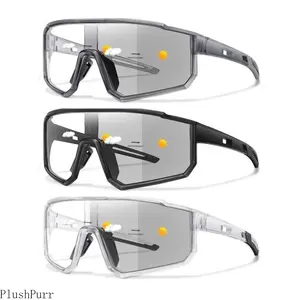 3-Pack Fashion Cycling Photochromic Sunglasses for Men & Women, Classic Windproof Casual Eyewear, Ideal for Outdoor Sports, Fishing & Baseball Activities