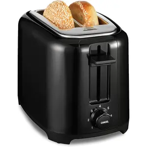 2-Slice Toaster with Extra Wide Slots for Bagels, Cool-Touch Walls, Shade Selector, Toast Boost, Auto Shut-off and Cancel Button, Black (22305)