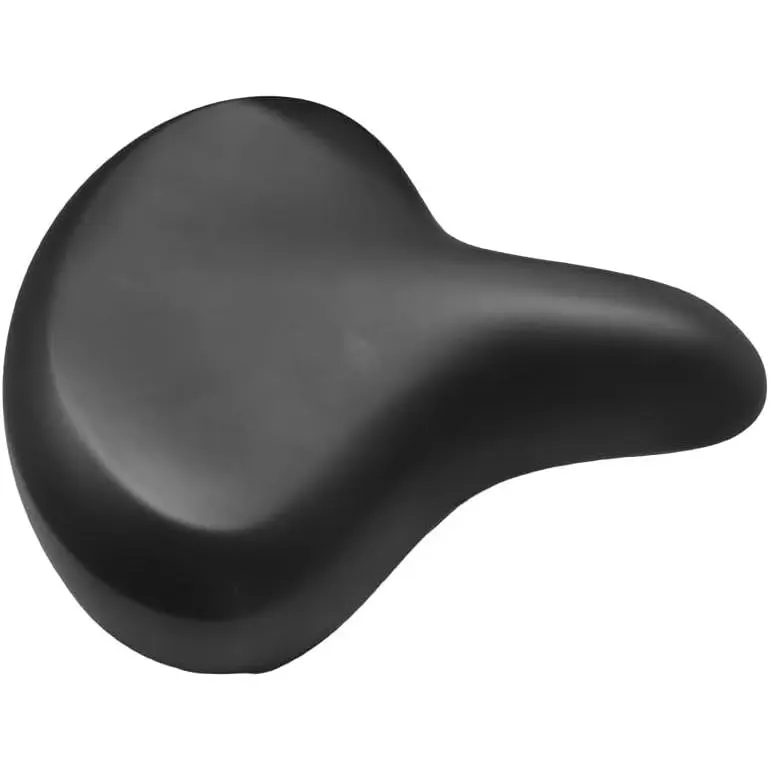 Comfort  Saddle with  Shock Absorption,  PU Leather  Seat, High Density  Padded Wide  Seat for MTB, Road, Cruiser, Hybrid, E-,  Fit