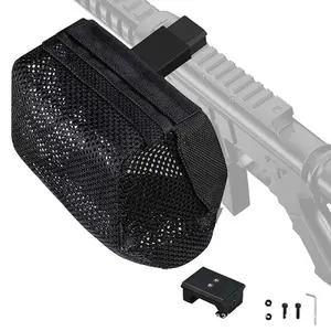 Tactical Quick Release Ammo Catcher, Detachable Heat Resistant Net Shell, Bullet Recovery Rack, Compatible with Ar-15/m4/m16 Series
