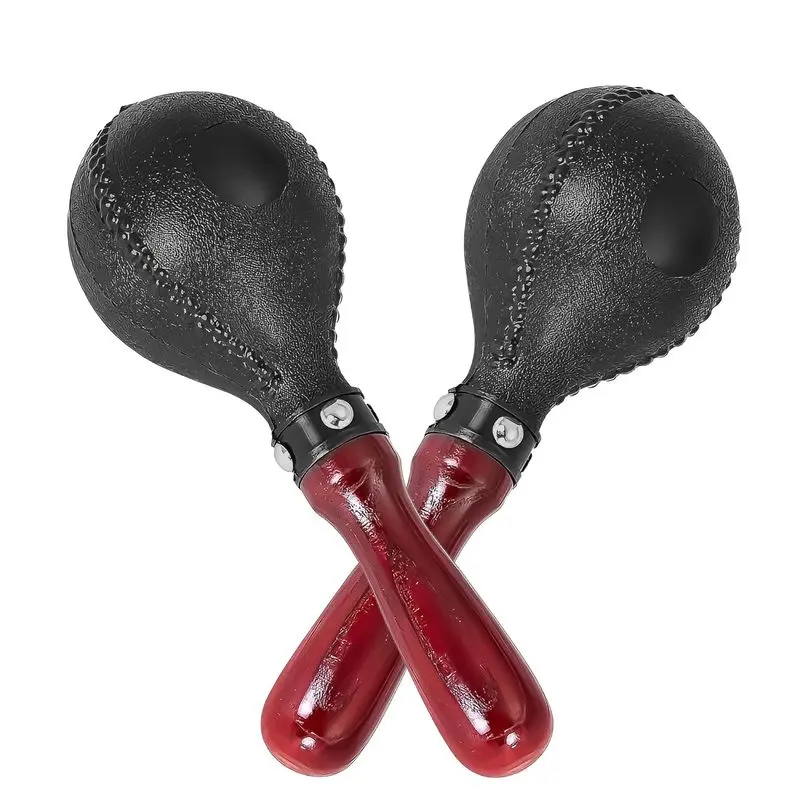 Outdoor activitiesMaracas for Adults and Kids, 2 Pcs, 10.2 Inch, ABS Plastic and Wood |   Hand percussion Instruments for Adults; Vibrant Sound and Stylish Design for Parties and Performance; Maracas for Kids