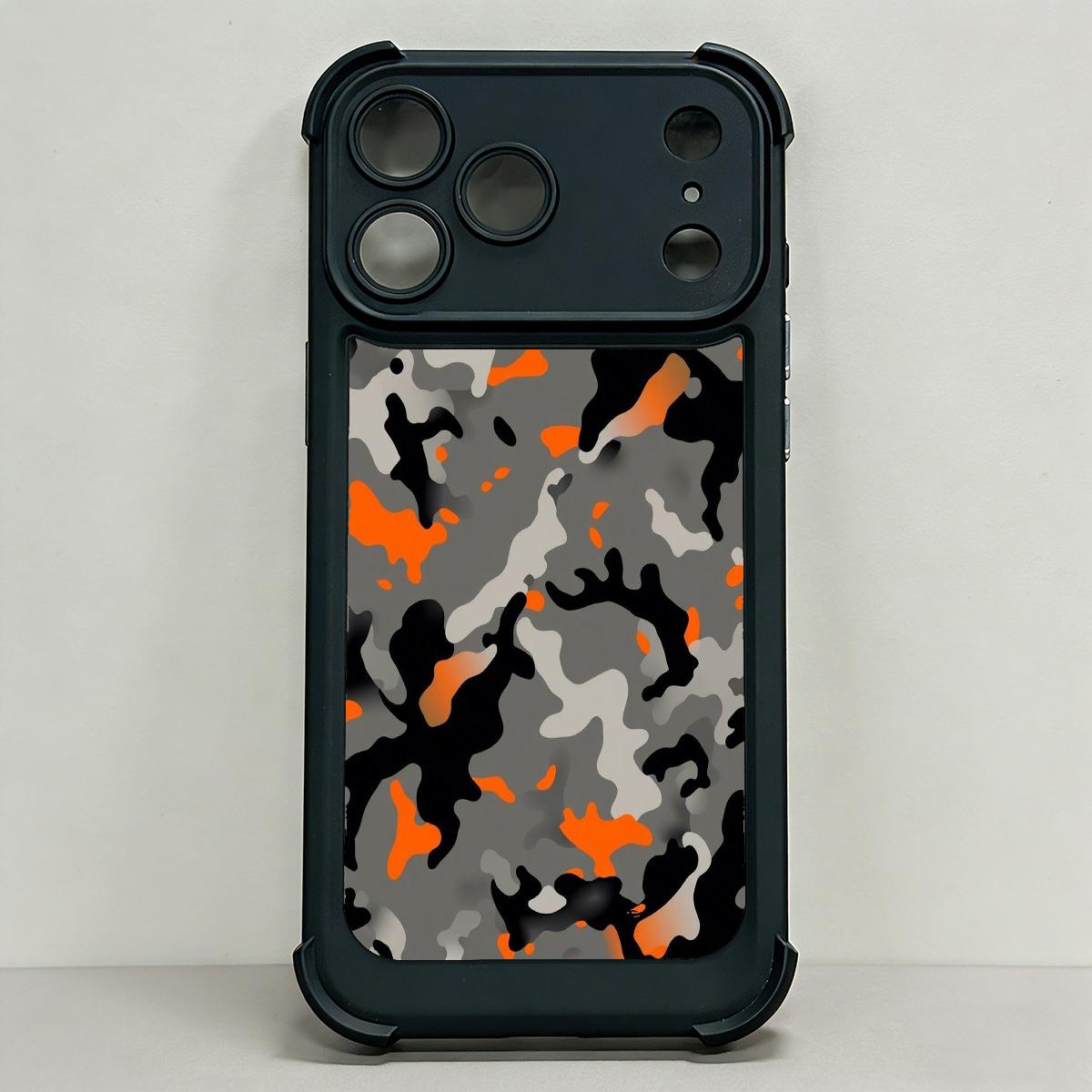2026 Trending Camo Pattern iPhone 17 Pro Max Case with Four Airbag Corners Shockproof Rubber Cover for iPhone 17 Air Promax 17Pro 13-16 Gifts for Girls Men Boy Hunter Outdoor Smooth Anti-Fingerprint