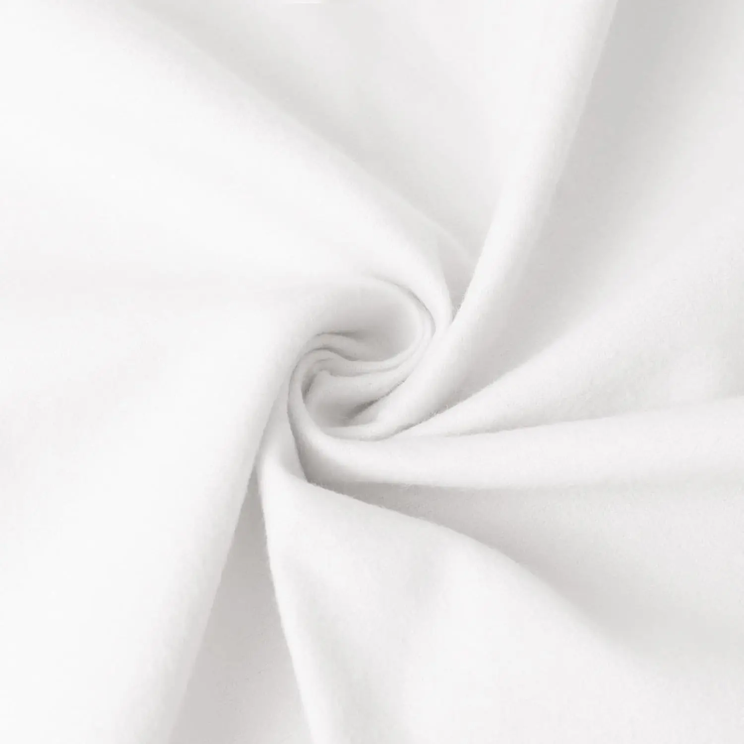 59" Wide White Cotton Flannel Fabric, Super Soft 150GSM, Medium Weight Solid - 2 Yards for Sewing, Quilting, Blanket Making & CraftsGift