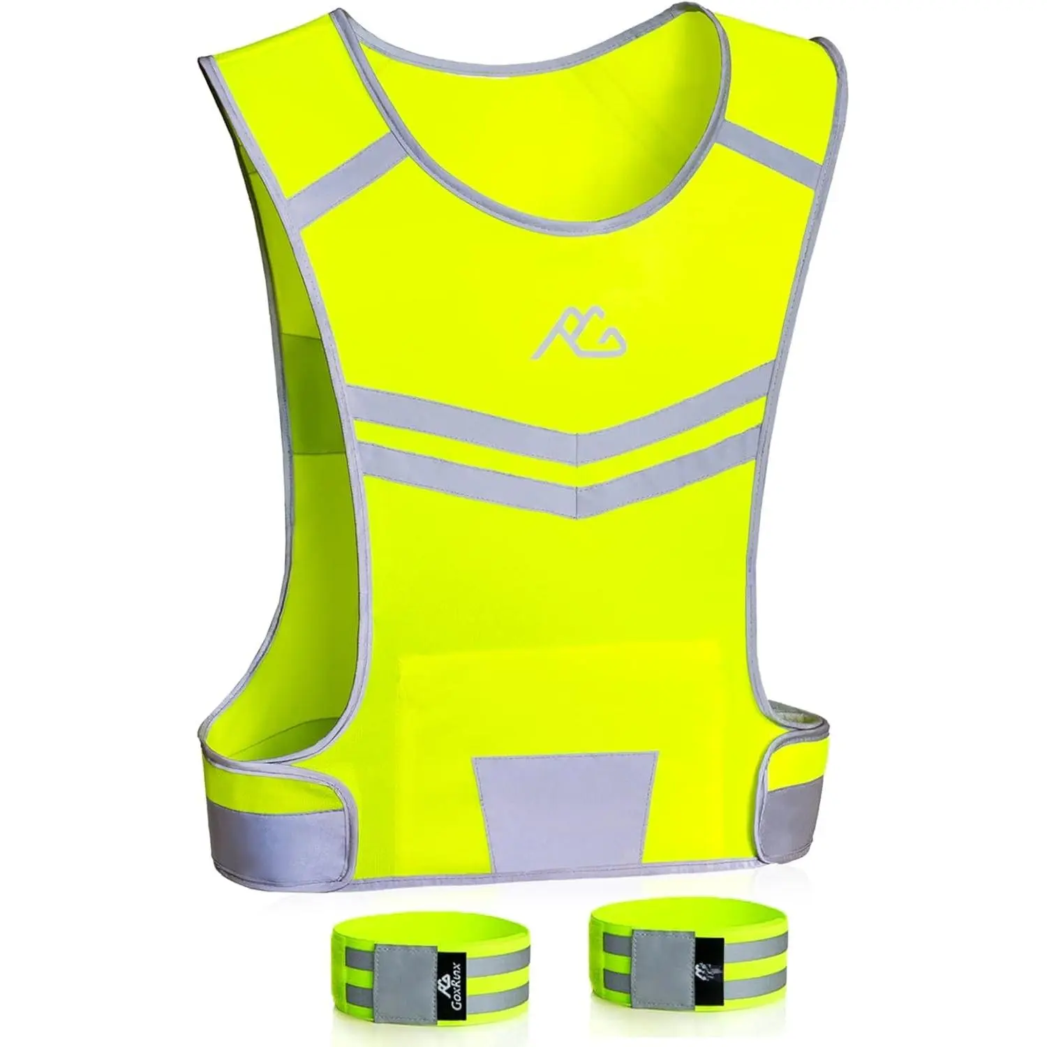 Reflective Running Vest Gear Cycling  Reflective Vest,High Visibility Night Running Safety Vest
