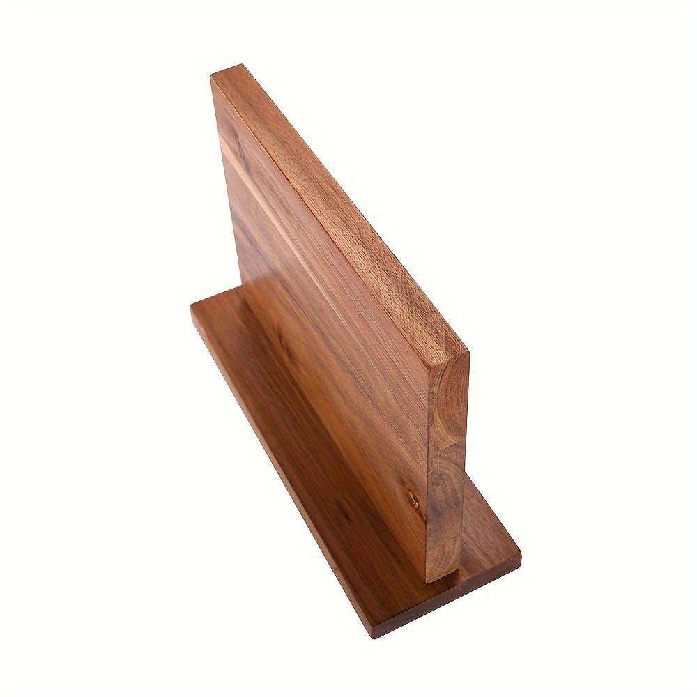SUNDAY MIRTH Magnetic Knife Block Holder Rack, Wooden Knife Storage Rack, Multifunctional Storage Knife Holder, Kitchen Accessories, Kitchenware
