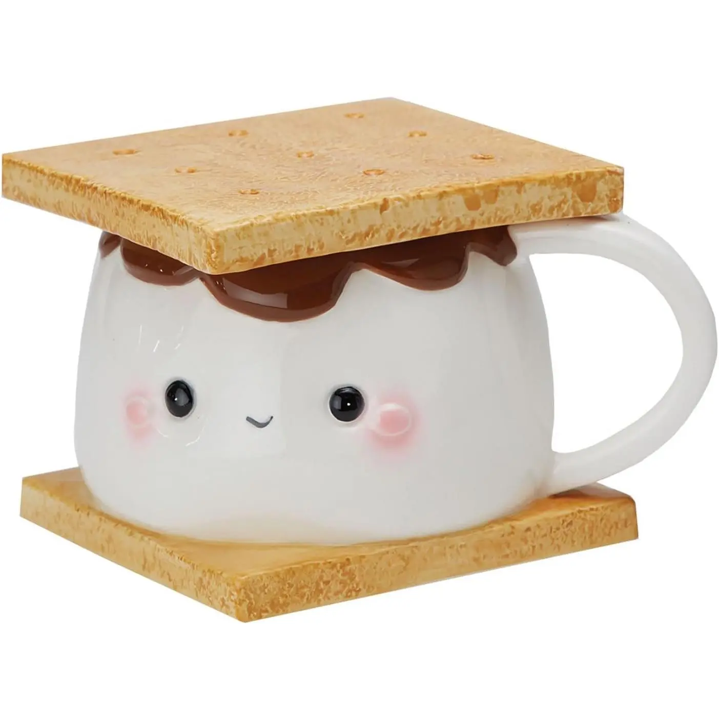 1 X Marshmallow S' Coffee Mug With Lid