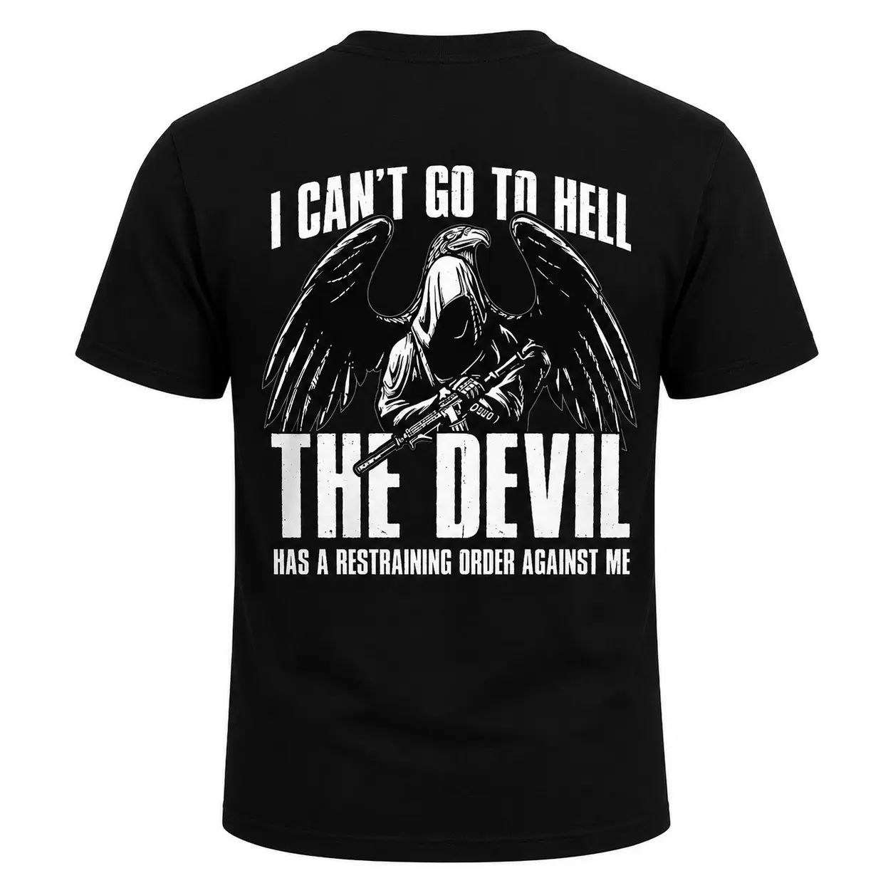 Tactical Skull Hoodie Devil Graphic Sweatshirt Veteran Trucker 2A Humor Unisex Casual Streetwear Everyday Essential Top