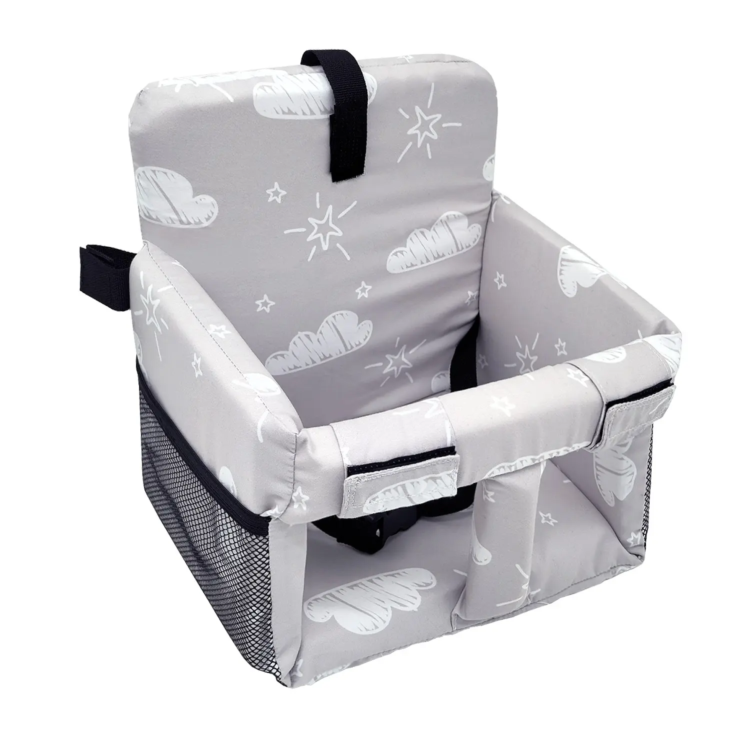 1pc Shopping Cart Seat Cover for Baby, High Chair & Grocery Seat Protector, Padded Chair Covers for Restaurant Seats, Unisex Machine Washable Grocery Cart Liner & Swing Insert