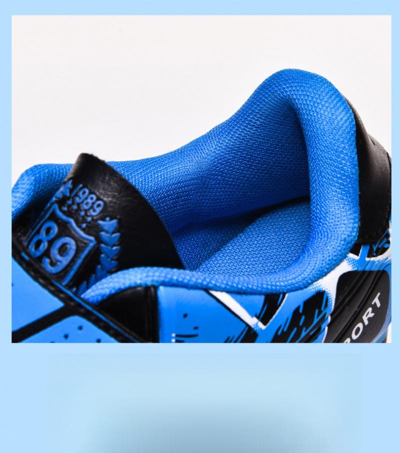 2026 football shoes with Velcro fasteners, large size, for children, boys and girls, with long and short spikes, suitable for primary and secondary school competitions and training, unisex