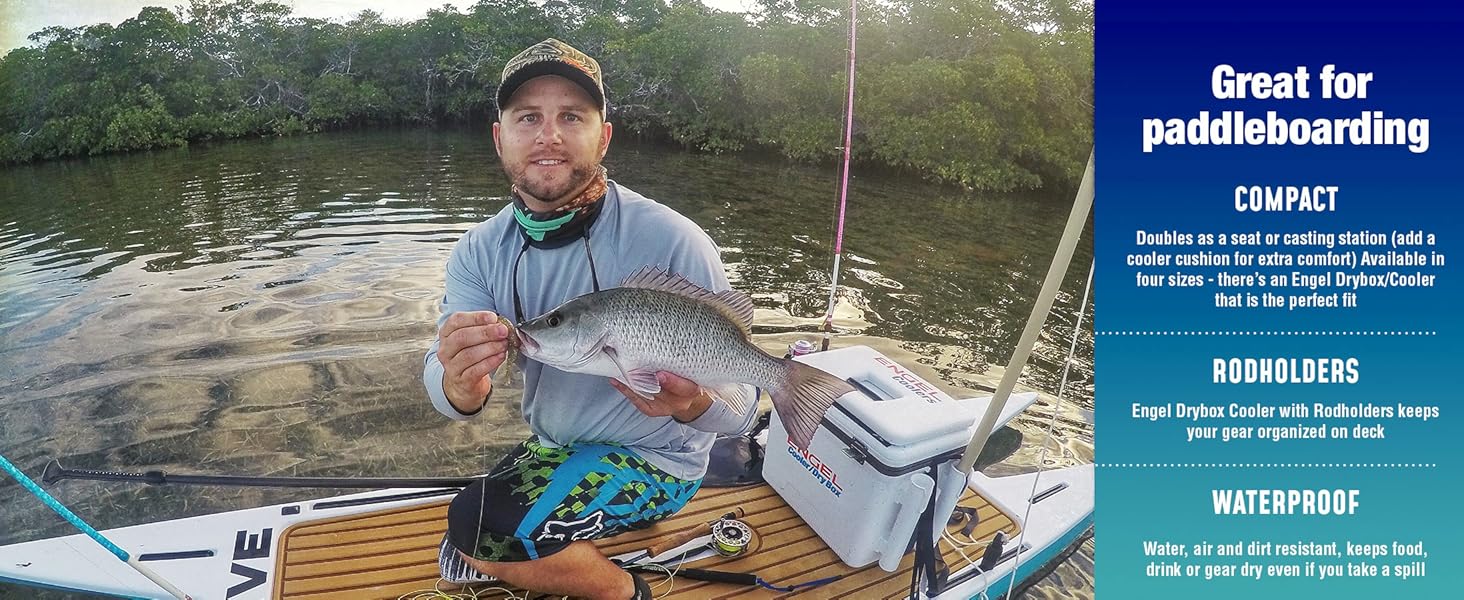 7.5qt Leak-Proof, Air Tight, Drybox Cooler and Small Hard Shell Lunchbox for Men and Women