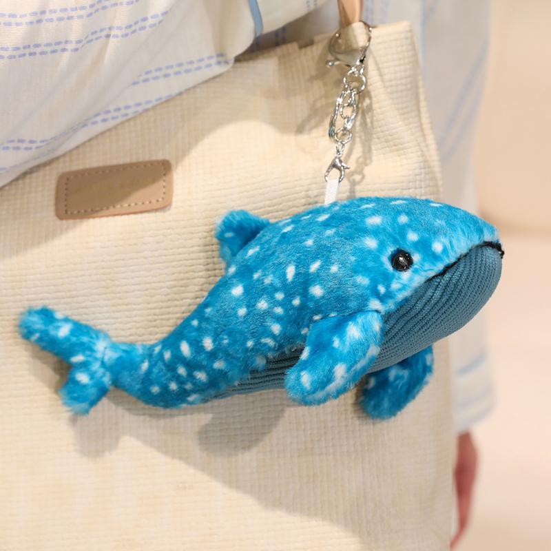 New Cute Animal Plush Doll Whale Shark Anime Stuffed Soft Cushion Pillow Soothing Plush Toy Room Decoration Custom Festival Gift