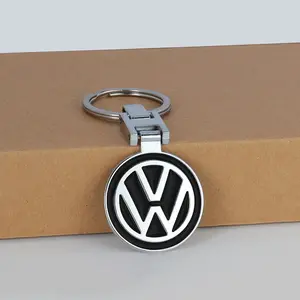 Metal Car Badges Keychain Keyring Keys Holder Auto Accessories For Volkswagen VW Golf 4motion MTM Blue Motion Polo Scirocco CADDY Beetle Passat Touareg Jetta Tiguan Touran TSI TDI R32 MK4 Car Key Chains