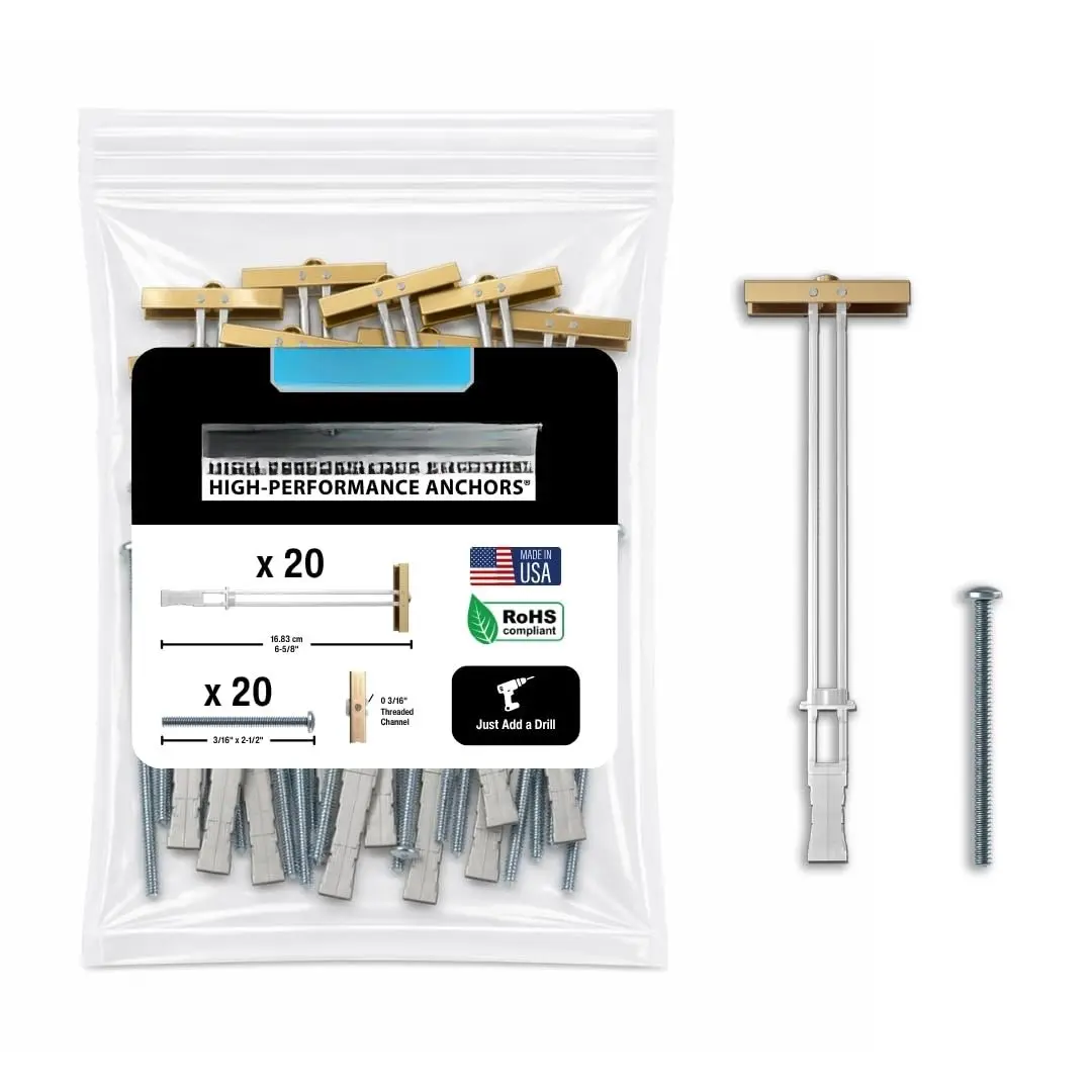 SNAPTOGGLE Drywall Anchor with Included  for 1/4-20 Fastener Size; Holds up to 265 pounds Each in 1/2-in Drywall by  (20 Pack)