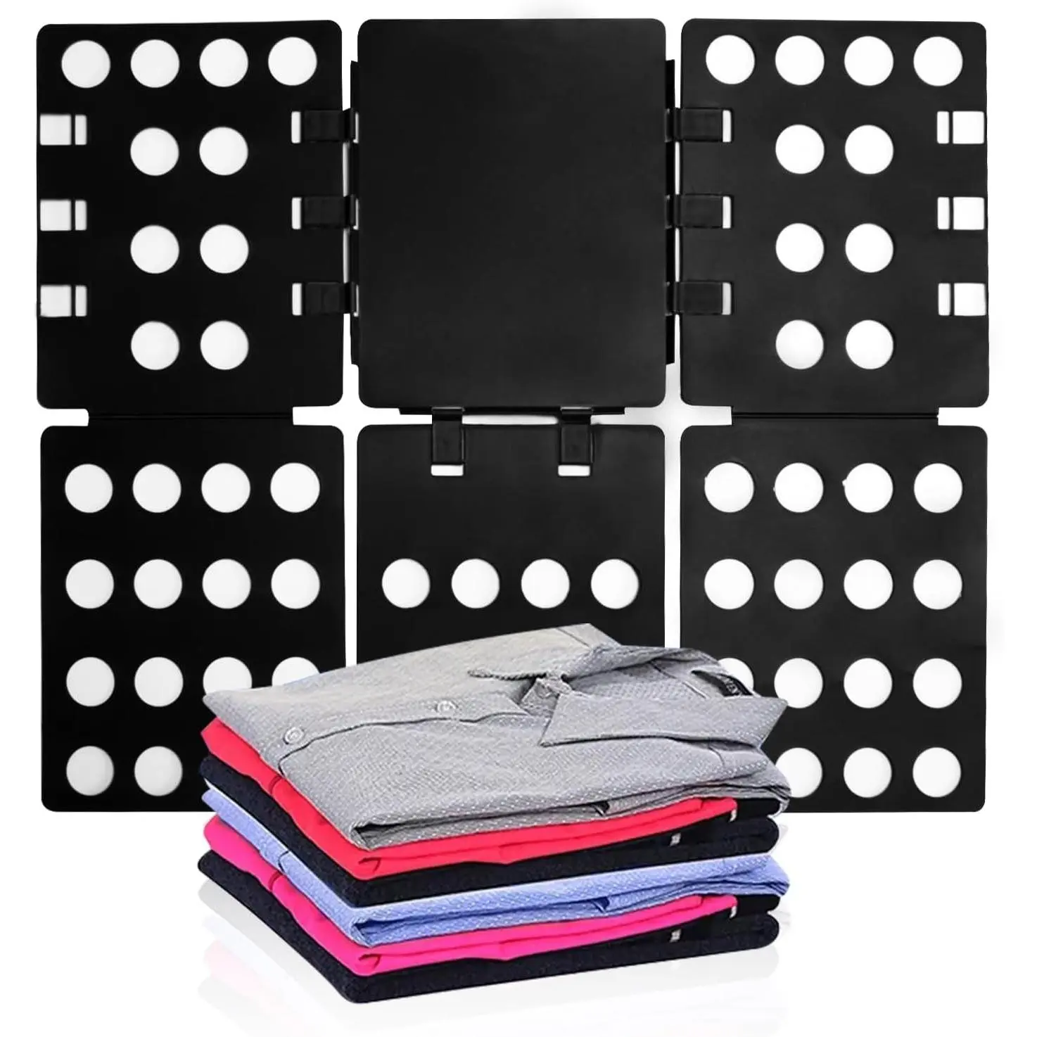T-Shirt Folding Board, Plastic Clothes Folder for Kids & Adults, BlackGift