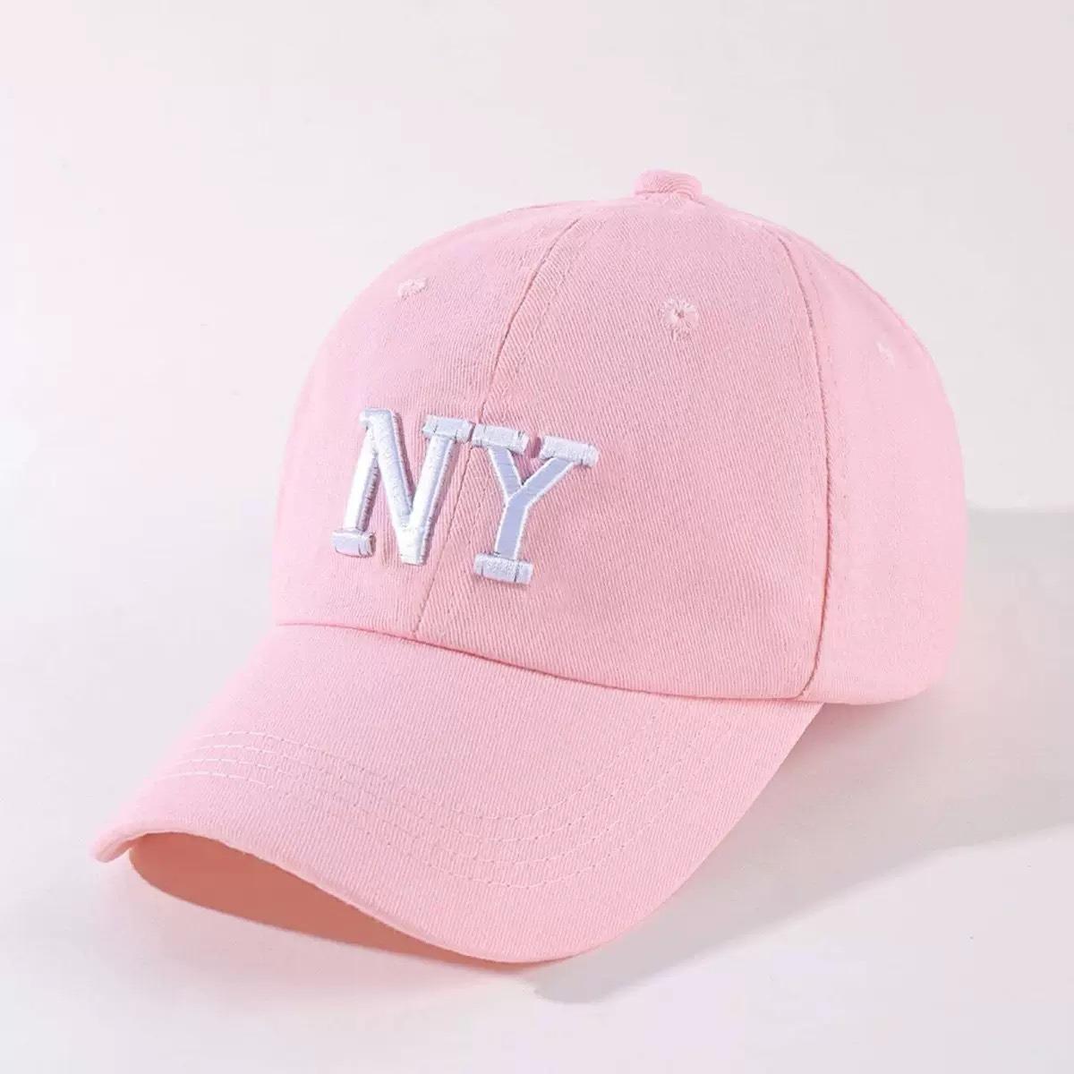 Sun protection baseball cap for large head circumference, casual NY letter sports sun hat, versatile for daily use, adult duckbill cap wholesale