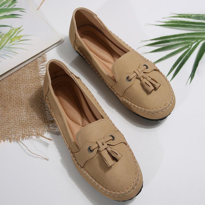 Loafers for Women Slip On Flats Comfortable Business Dressy Casual Non Slip Work Walking Office Loafers Shoes Suitable for All Seasons