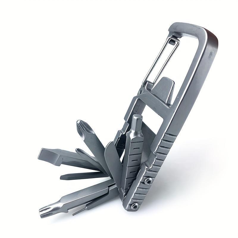 13 in 1 Multifunctional Folding Tool 1/4 Sets Stainless Steel Combination Tool & Portable Outdoor Bottle Opener & Kitchen Utensils & Gadgets & Dealsforyoudays