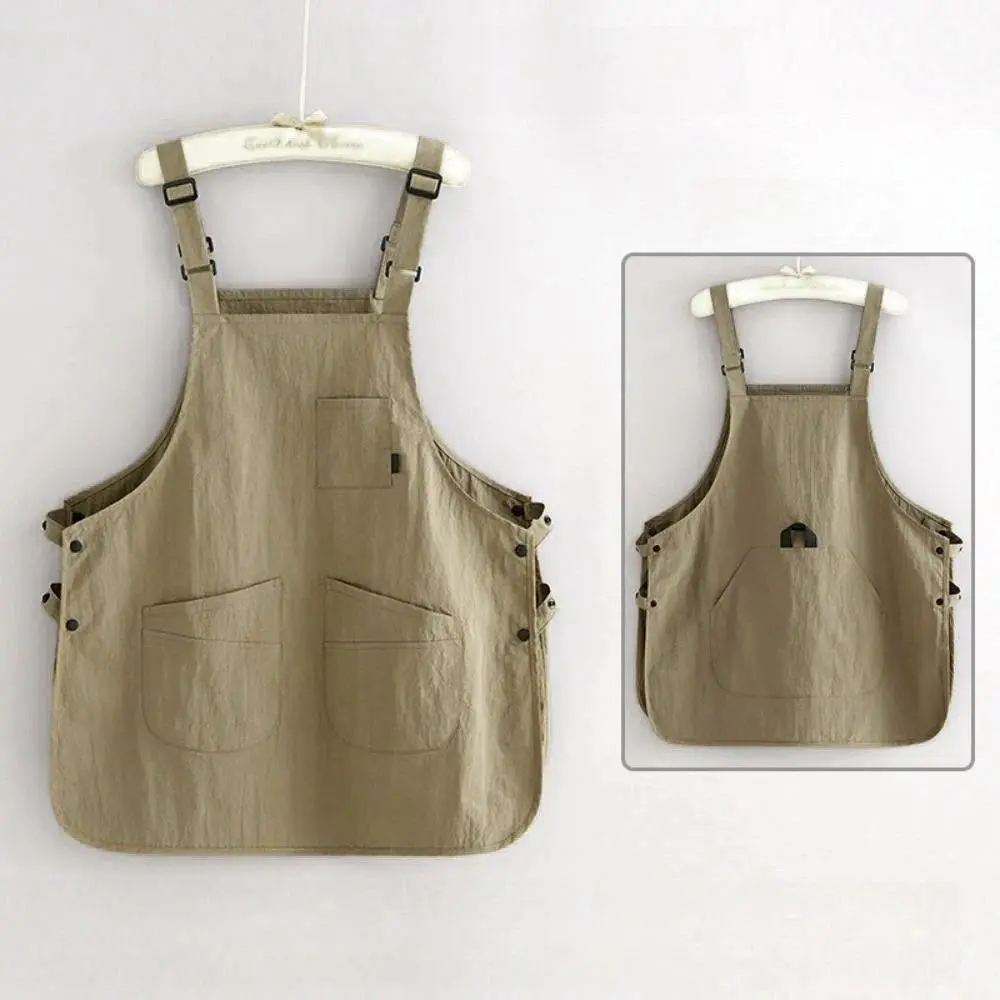 Nylon Japanese-Style Adjustable Comfortable Apron - 60x62cm Waterproof, Stain-Proof, Anti-Splash Modern All-Purpose Apron for Barbering & Household Use