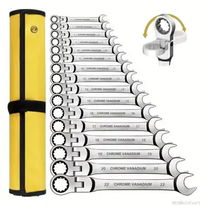 10mm 1PC Reversible Ratchet Wrench ToolAdjustable Torque + Movable Head Design, 10mm  Steel Wrench Helps You Easily Handle Sailboat Maintenance and Household Machinery RepairsAB16BoltCraft