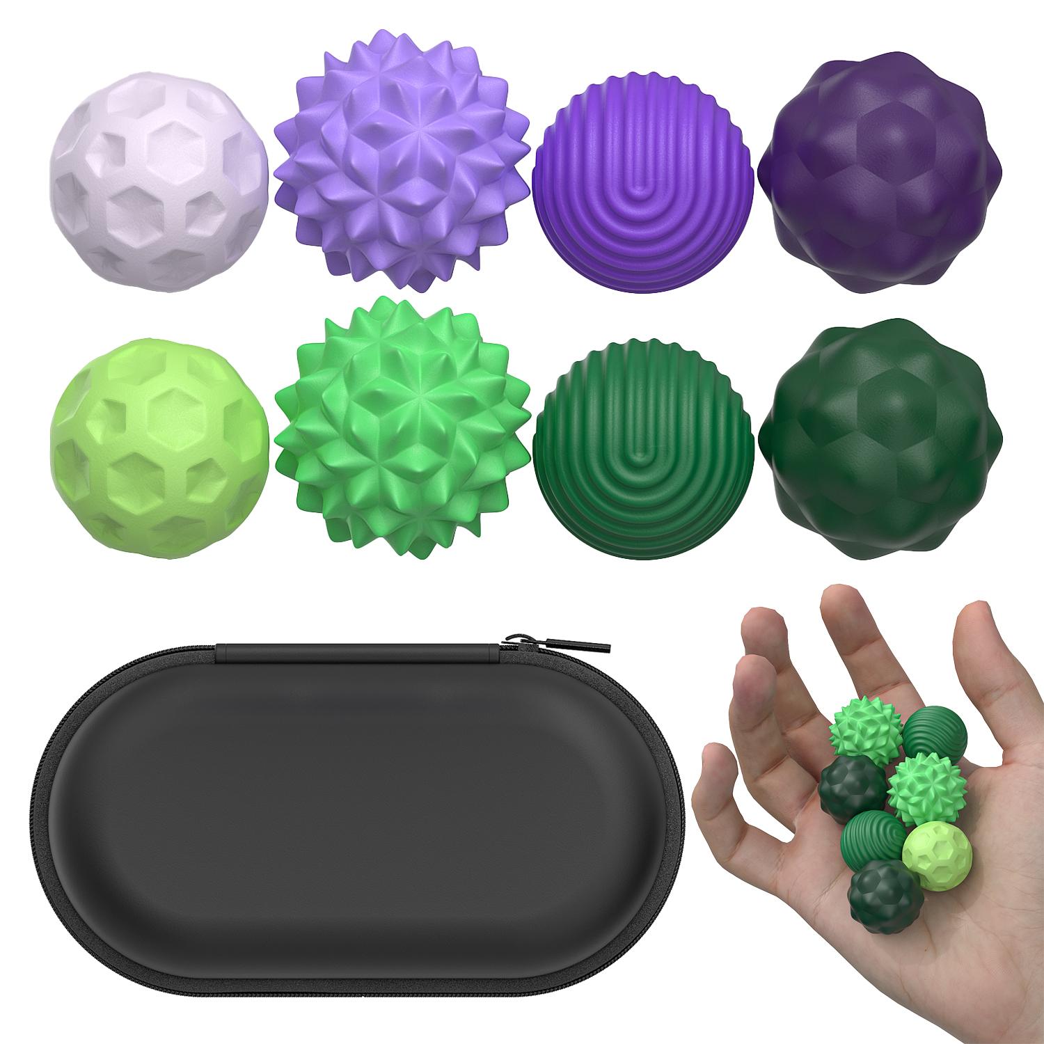 Silicone Magnetic Fidget Ball Set, 8pcs/set Fidget Relaxation Toys with Elastic Texture & Assorted Colors, Stress Relief Toys for Adults & Teens, Sensory Bundle, Stress Relief Fidgeting, Stress Relief Gadgets, Stress Relief Tools, Sensory Stress Reliever