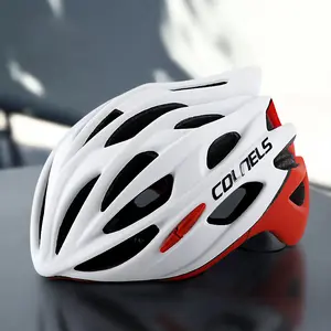Integrated Molding Cycling Helmet, Unisex Teen Safety Gear, Lightweight Snug Fit for Mountain Bikes, Race Bikes (21*27cm)