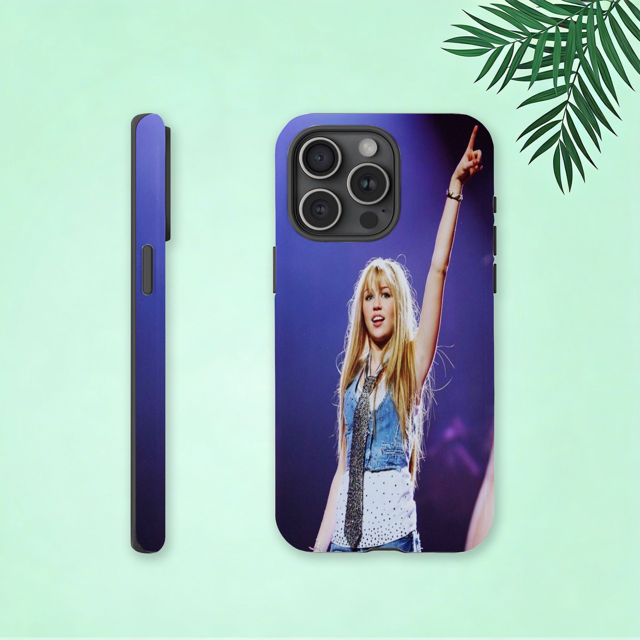 Hannah Montana Double-layer durable phone Cases For iPhone 17 16 15 14 13 12 Promax Pro Plus, hard shell protection ,Unique design,best Gift