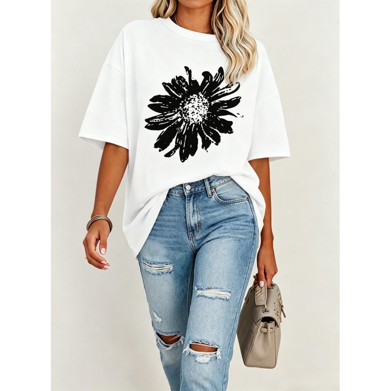 Oversized Shirts for Women,Crew-Neck Tee,Workout T Shirt,Casual Tee Short Sleeve,Loose Tops,Unisex