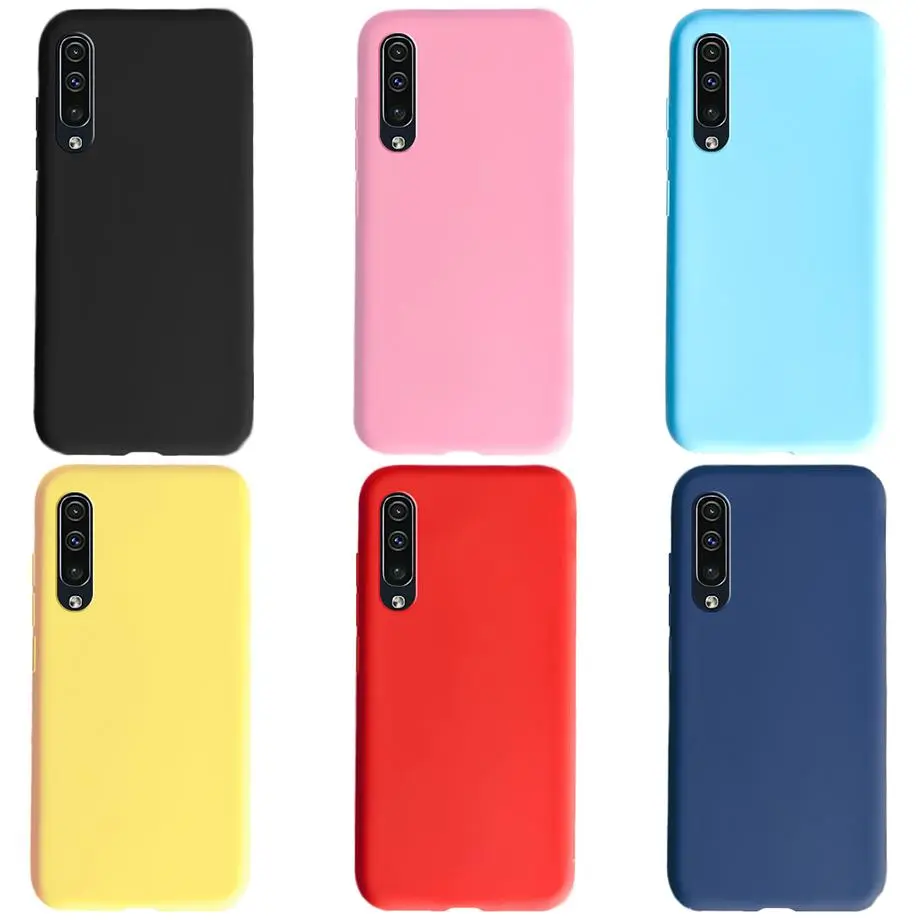 Soft Liquid Silicone Protective Cover - Shockproof Multi-Model Case for Samsung Galaxy A10, A10e, A20, A20e, A30, A30s, A40, A50, A50s, A70, A70s Mobile Accessories