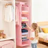 Student Daily Clothing Organizer Storage Bag, Clothes Storage Bags, Clothes Organiser, Closet Organizer, Includes 6 Pcs Week Labels, Side Pocket Design, Organization Pockets, Perfect for Organizing Clothes by Day