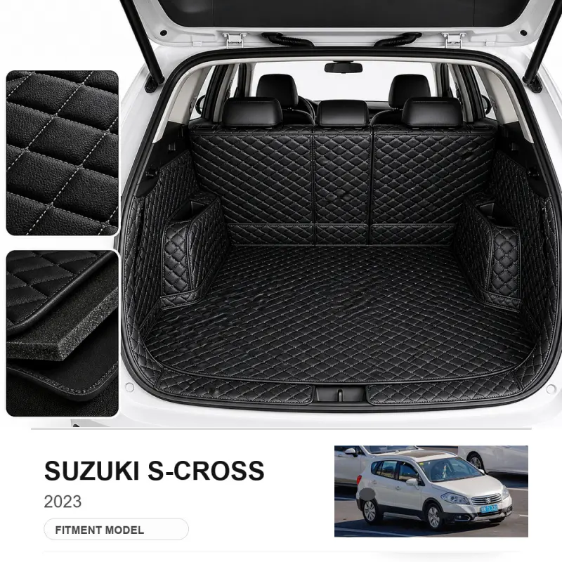 Full Cover Trunk Mat for Suzuki Swift Sport/Jimny/S-Cross/Vitara/Alivio/SX4/Swift 2010 2011 2012 2013 2014 2015 2016 2017 2018 2019 2020 2021 2022 2023 2024 2025 2026