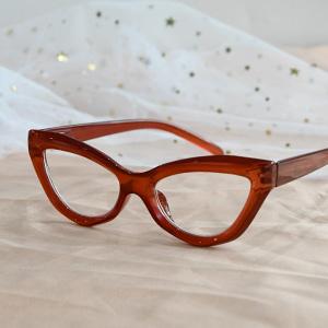 Cat-eye Style Reading Glasses for Women Chic Readers - Red +0.50