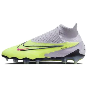 Nike Gripknit Phantom GX Elite Football Cleats for Men and Women – Hard Ground FG, Cushioned, Non-Slip, Durable Verifiable, with credentials and supporting global authentication